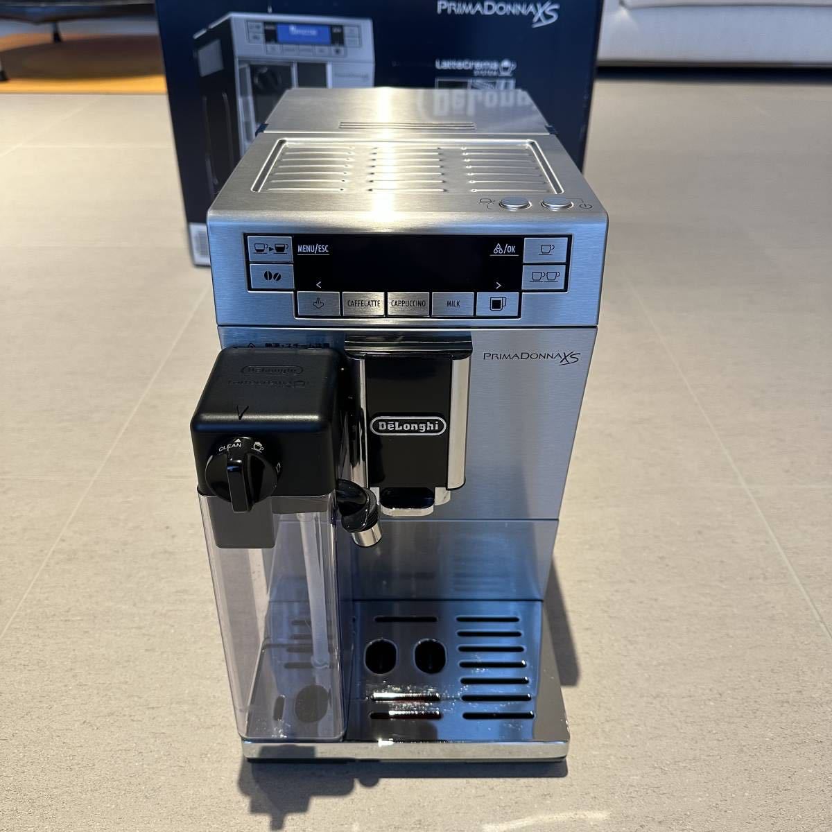 【やや傷や汚れあり】デロンギ プリマドンナXS ETAM36365MB 中古 元箱 備品付き 送料無料 すぐ発送！ の落札情報詳細 ヤフオク