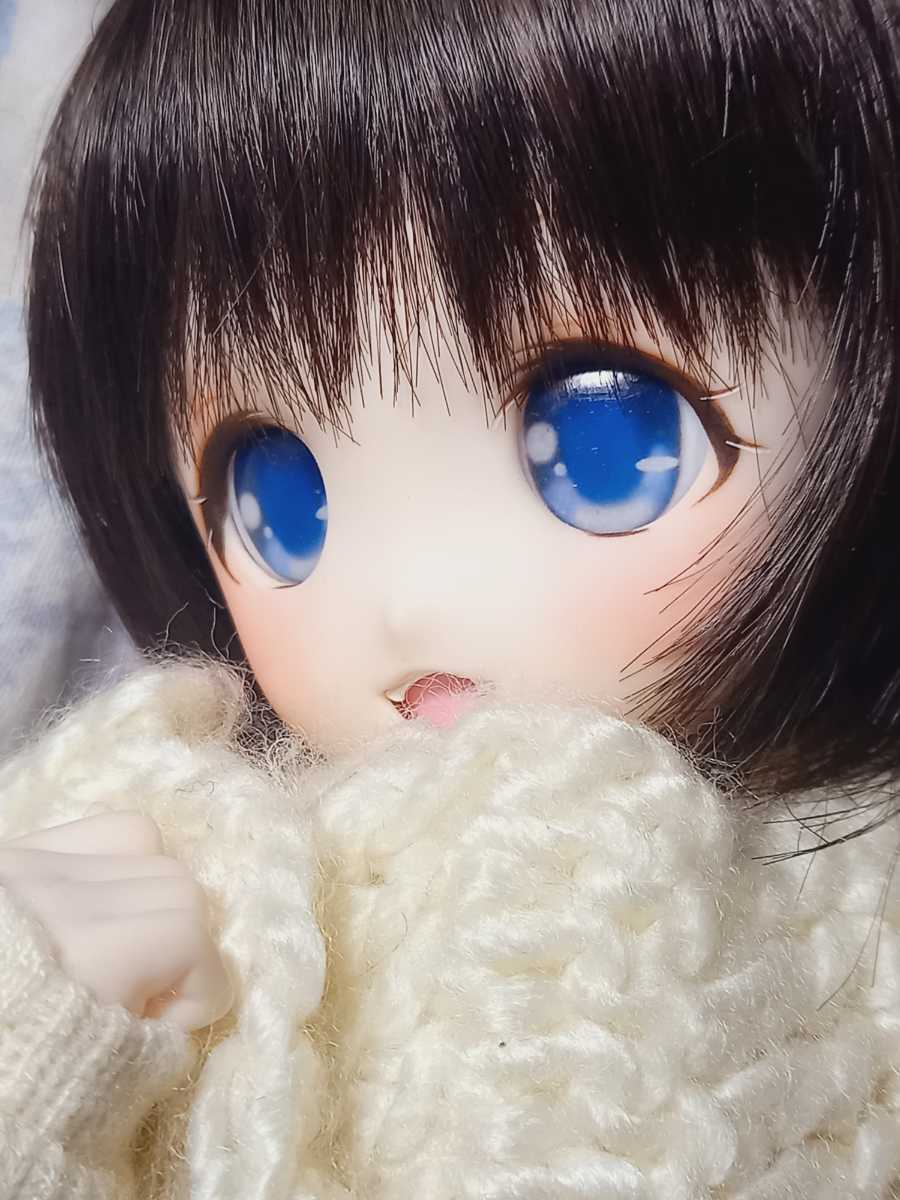 DDH-09カスタムヘッド(セミホワイト肌)+ドールアイ（DDH-09 カスタム 