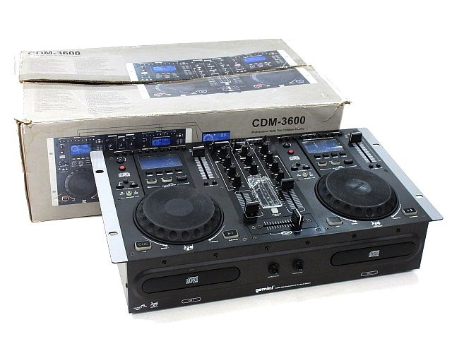 Gemini ジェミナイ CDM-3610 DJワークステーション Gemini