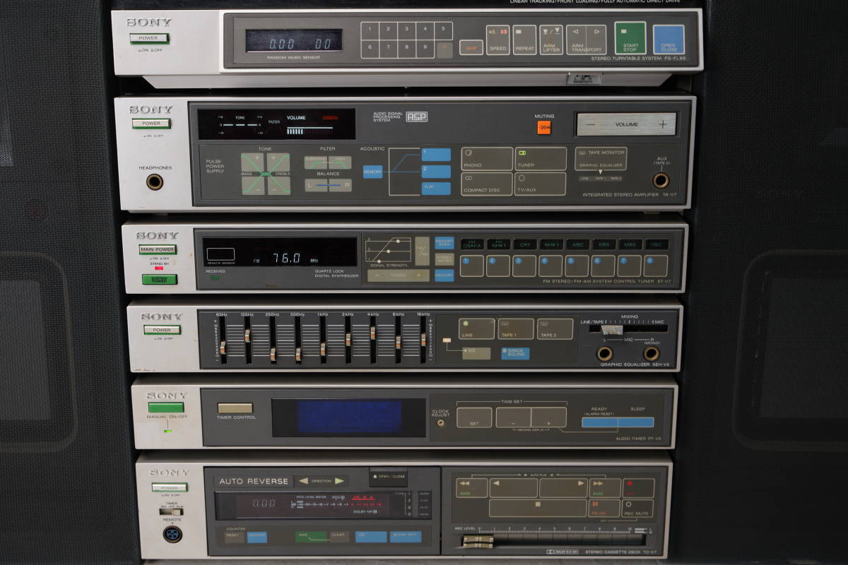 やや傷や汚れあり】□SONY ソニー APM-700/PS-FL99/TA-V7/SEH-V5/ST-V7