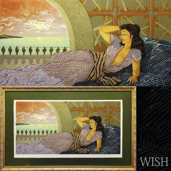 目立った傷や汚れなし】【真作】【WISH】工藤村正「トライライト