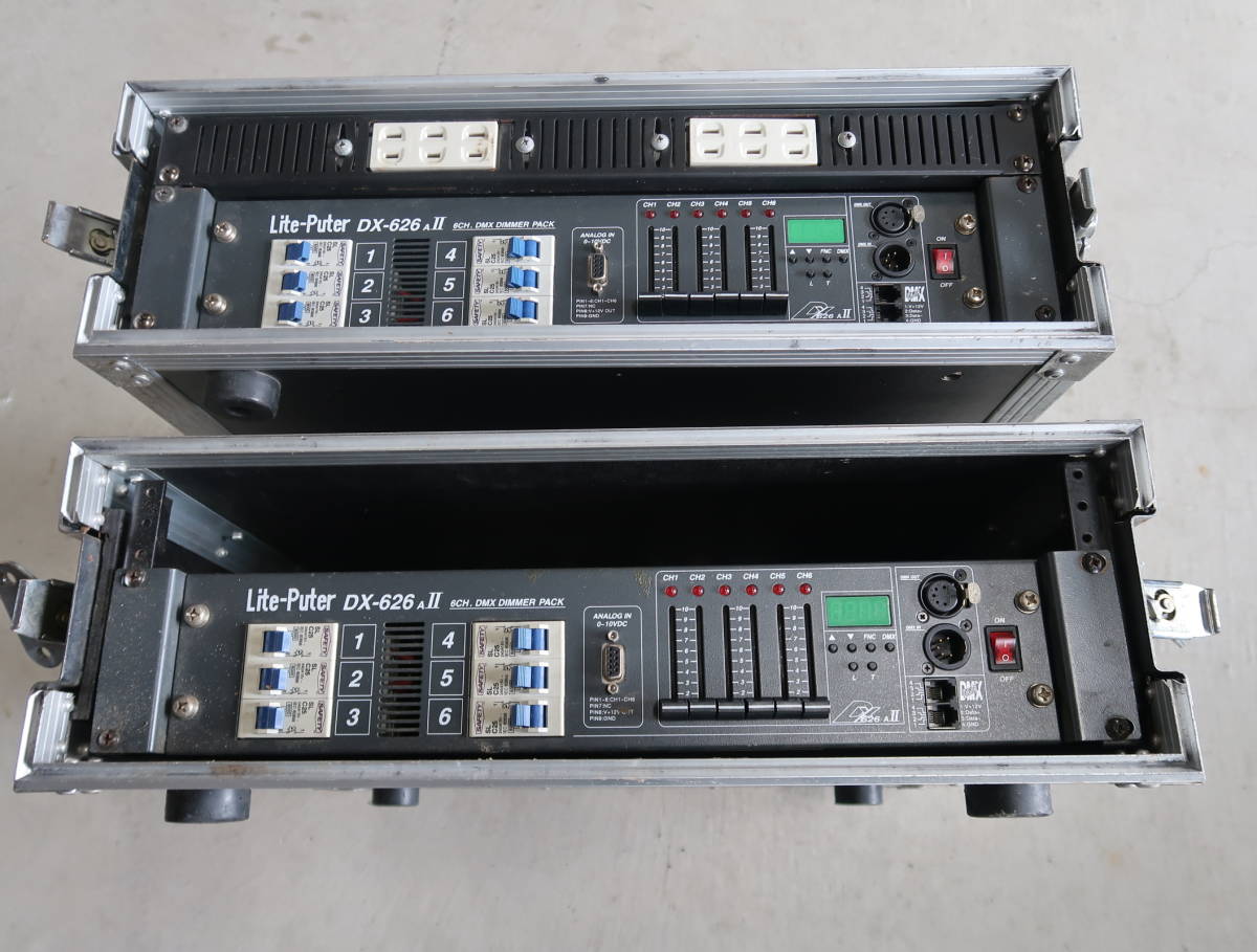 LITEPUTER ディマーユニット DMX DX-626A Lite-Puter DX-626AⅡ ⁄ 舞台