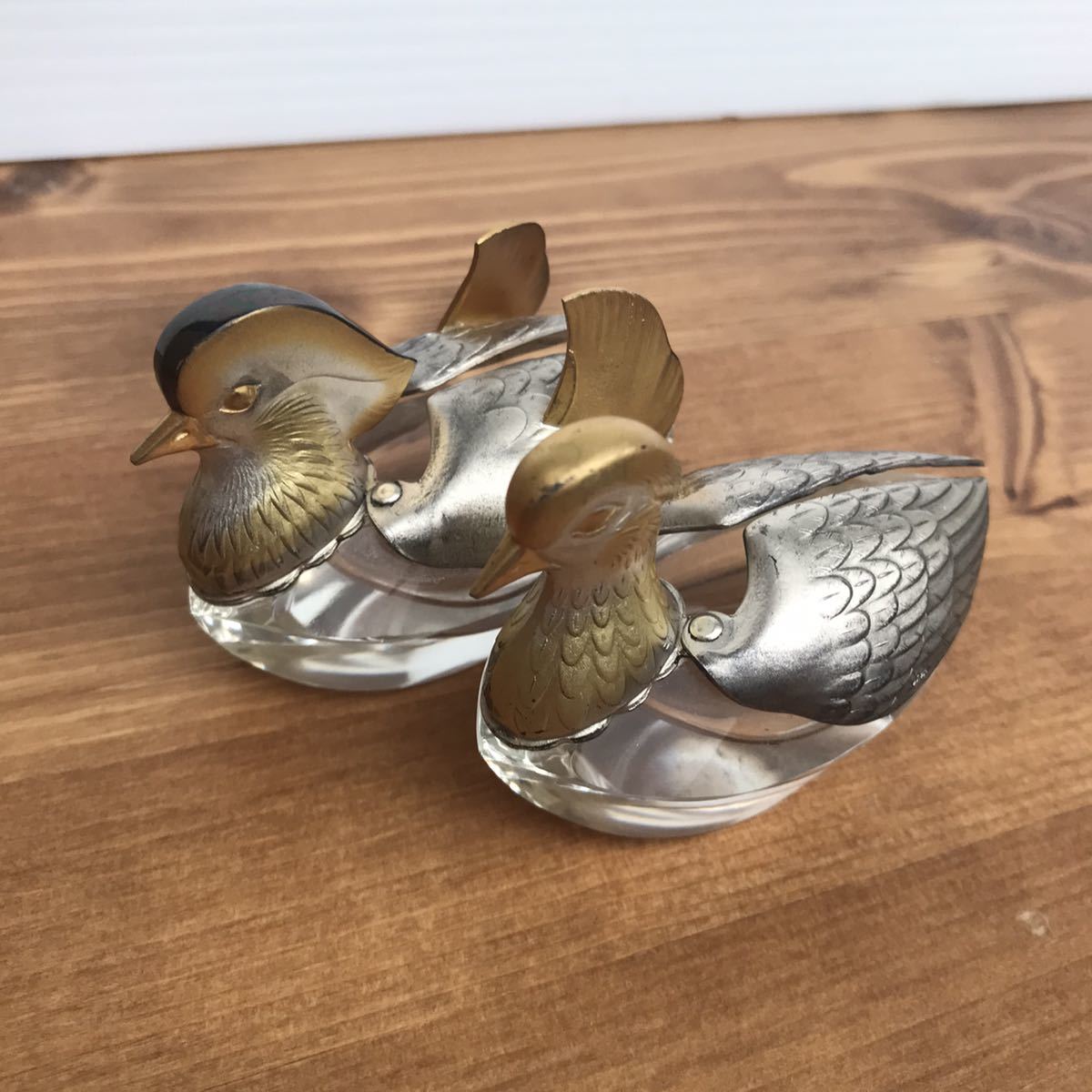 銀製:夫婦鳩置物 銀製:夫婦鳩置物 - メルカリ