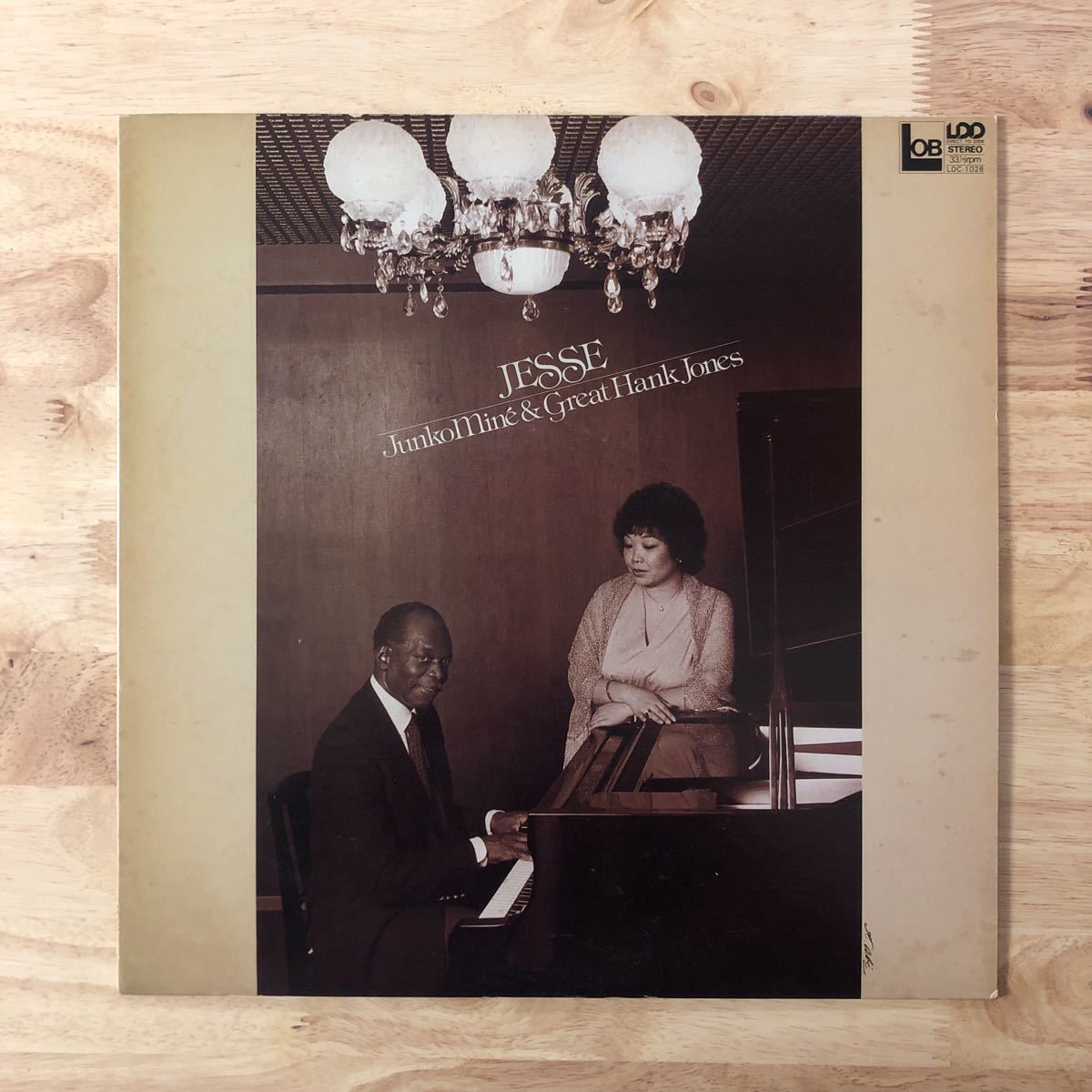 峰純子 JESSE 帯付 LDC-1026 美盤　Junko Mine LP やや傷や汚れあり】LP 峰純子 JUNKO MINE ＆ HANK JONES/JESSE