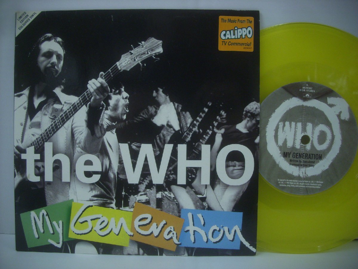 【やや傷や汚れあり】 UKカラー盤 シングルEP THE WHO / MY GENERATION PINBALL WIZARD ザ・フー マイ