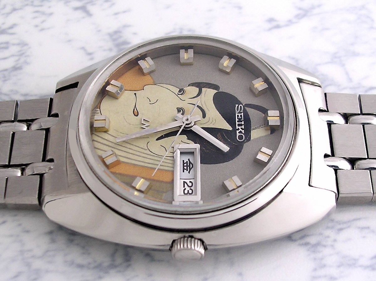 SEIKO ロードマチック 浮世絵 ヴィンテージ 動作品 SEIKO 5606-7130