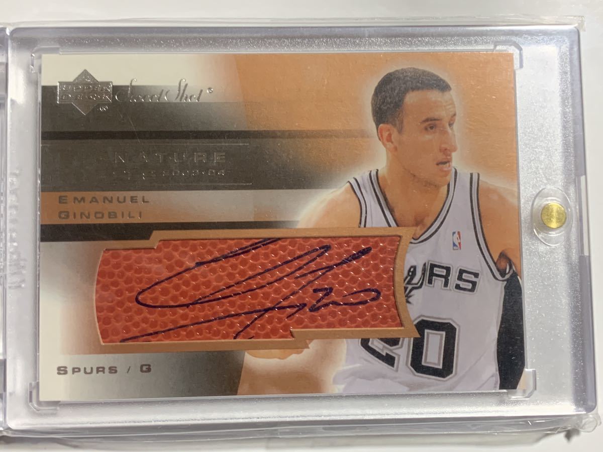 その他 UD Sweet Shot Emanuel Ginobili auto UD Sweet Shot Emanuel Ginobili auto