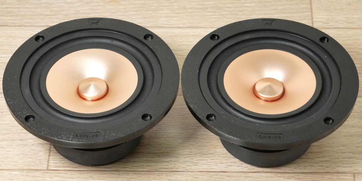 傷や汚れあり】Markaudio マークオーディオ CHR70v3 10cmフルレンジ