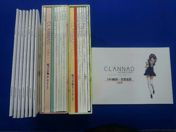 CLANNAD アフターストーリー MINI線画・背景画集 7冊セット 147227-46-