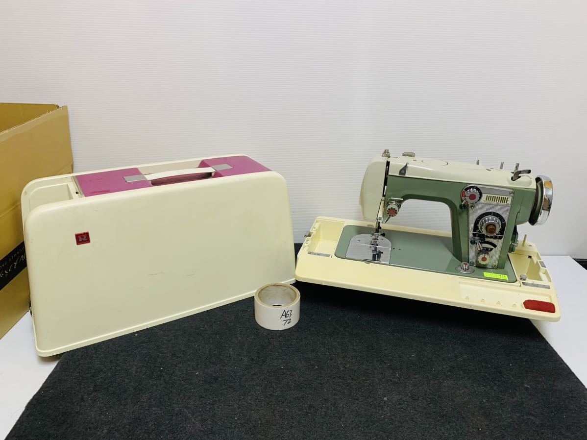 【やや傷や汚れあり】昭和レトロ JANOME SEWING MOTOR ジャノメミシン M105の落札情報詳細 ヤフオク落札価格検索