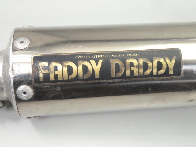 傷や汚れあり】ホーネット250 MC31 社外 FADDY DADDY マフラー
