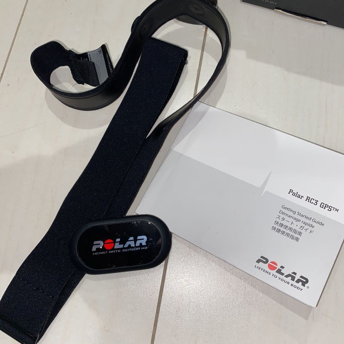 【未使用】★格安START★未使用新品★レア★POLAR ポラール Heart Rate Sensor H3 ハートレートセンサー RC3