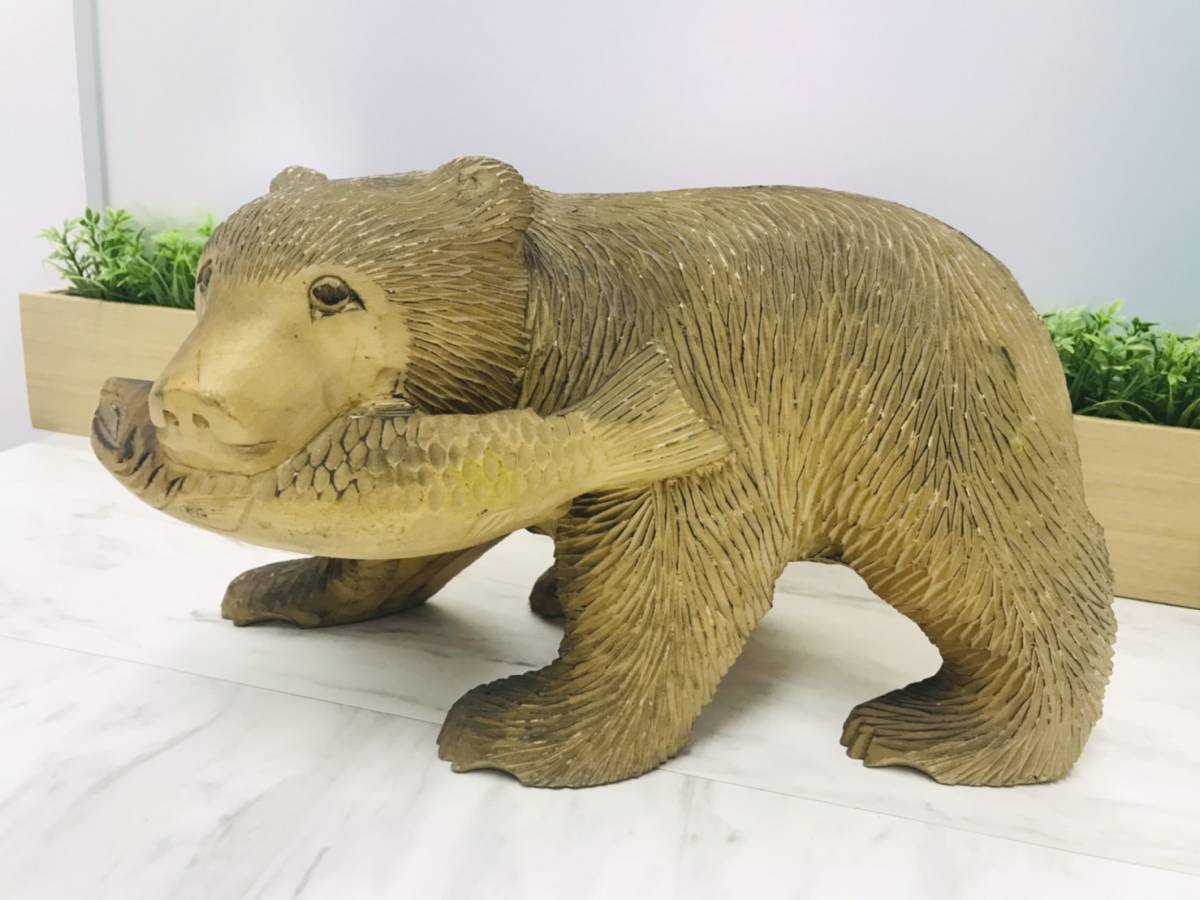 骨董・アンティーク木彫り 北海道奈井江町の表高吉作