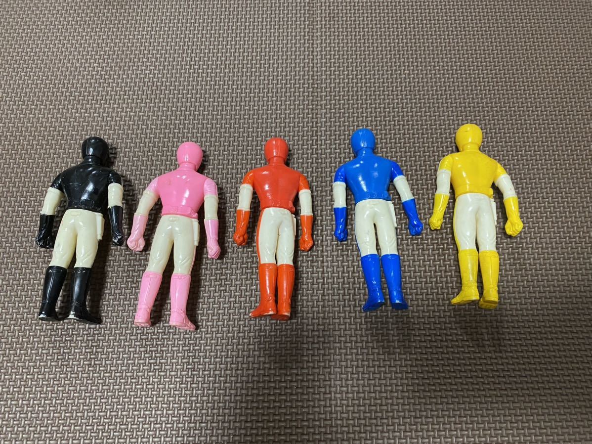 傷や汚れあり】科学戦隊ダイナマン ソフビ人形 戦隊ヒーロー スーパー