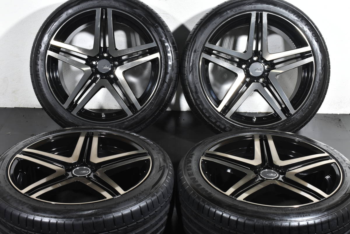 【目立った傷や汚れなし】☆Advanti CONCEPT-AG J325 20インチ☆PCD114.3 8.5J +35☆MINERVA ...