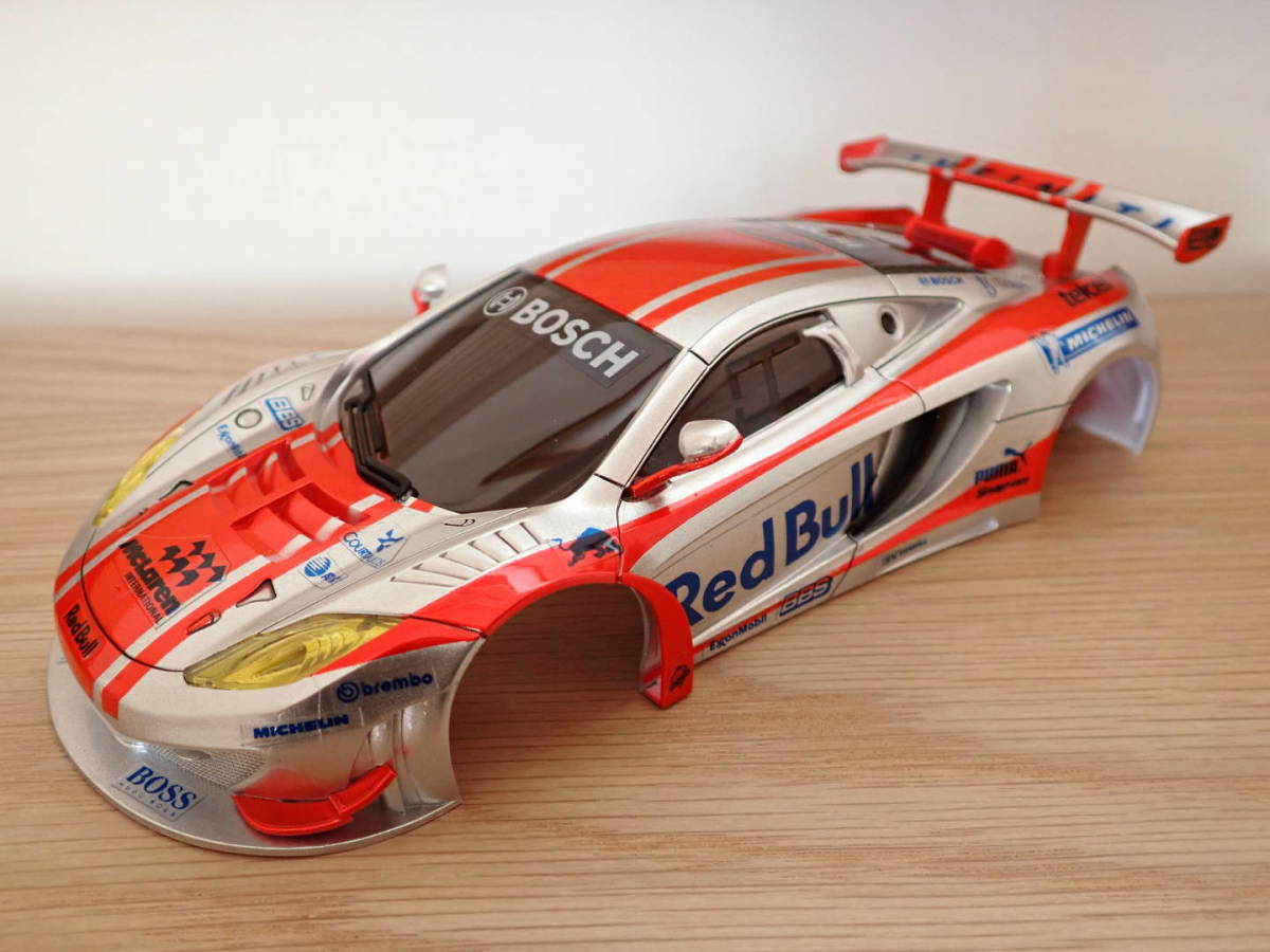ウ*ザ様 京商 ミニッツ マクラーレン 12C GTR ボディ 自家塗装 未使用】☆京商 MIN-Z ミニッツ マクラーレン 12C 自作 塗装済み