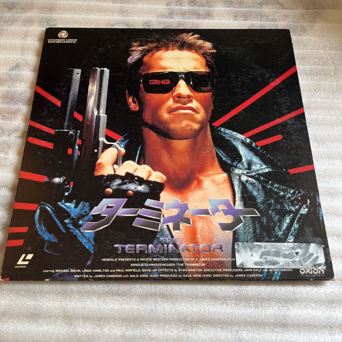 【傷や汚れあり】【激レア】 LDディスク ターミネーター TERMINATOR レーザーディスク LASER DISC 映画 洋画 コレクター