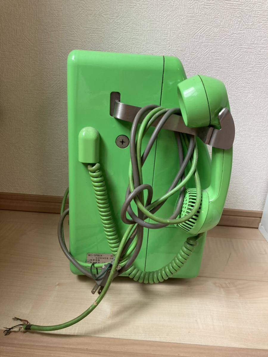 傷や汚れあり】公衆電話 日本電信電話株式会社 ジャンク品 1990年 5月