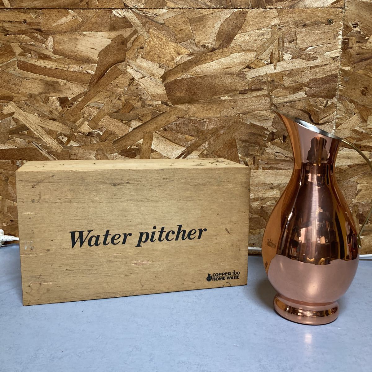 【やや傷や汚れあり】Water pitcher ウォーターピッチャー COPPER 100 HOME WARE ピッチャー 中古品の落札情報