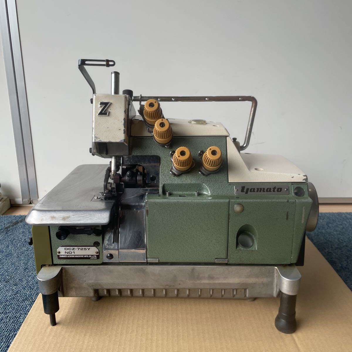 動作品 YAMATO/ヤマト 工業用 オーバーロックミシン DCZ-725Y 動作品 YAMATO/ヤマト 工業用 オーバーロックミシン DCZ-725Y