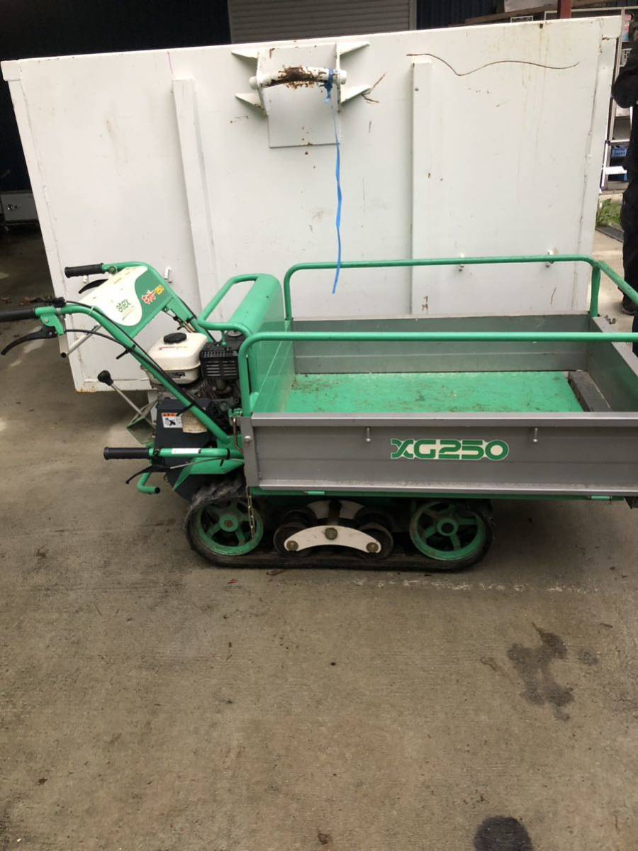 SOLD OUT】アテックス クローラー運搬車 XG511 手動ダンプ ガソリン