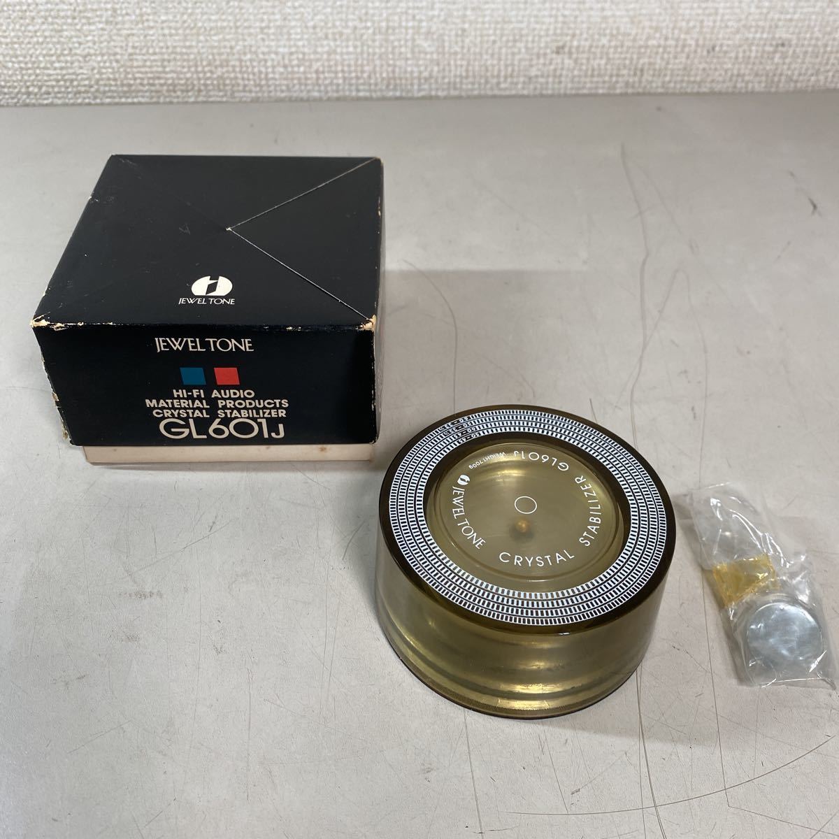 その他 Jewel Tone Crystal Stabilizer GL603J レコード スタビライザー JEWEL TONE (ナガオカ)GL603j CRYSTAL