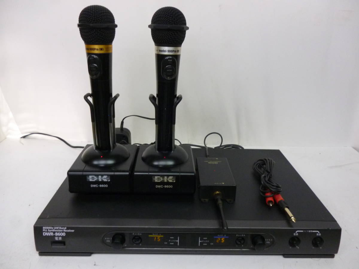 第一興商 ワイヤレスマイク 充電器 カラオケマイク model-800pro