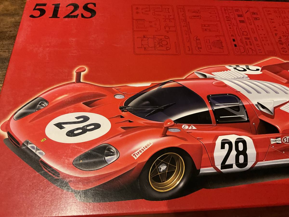 未使用】1/24 FUJIMI FERRARI 512S / フジミ フェラーリ 512S ショート