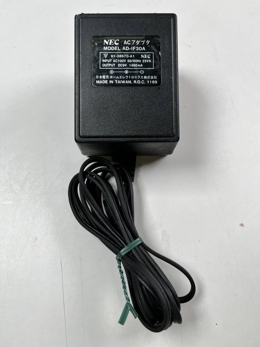 PCエンジン LT 本体 ACアダプタ 変換ケーブル 取扱説明書 NEC（傷や 