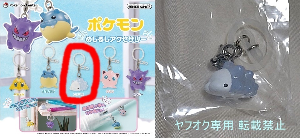 未使用】ポケモン めじるしアクセサリー ユキハミ 内袋未開封 ポケモン