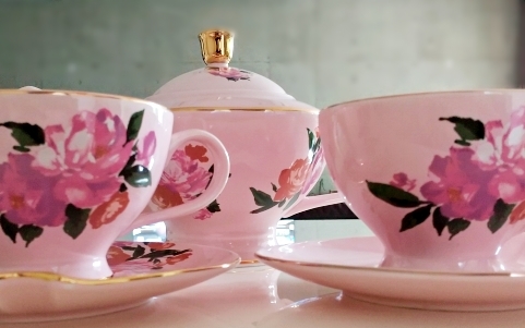 Francfranc ピンク 花柄 カップ＆ソーサー （未使用】Francfranc 