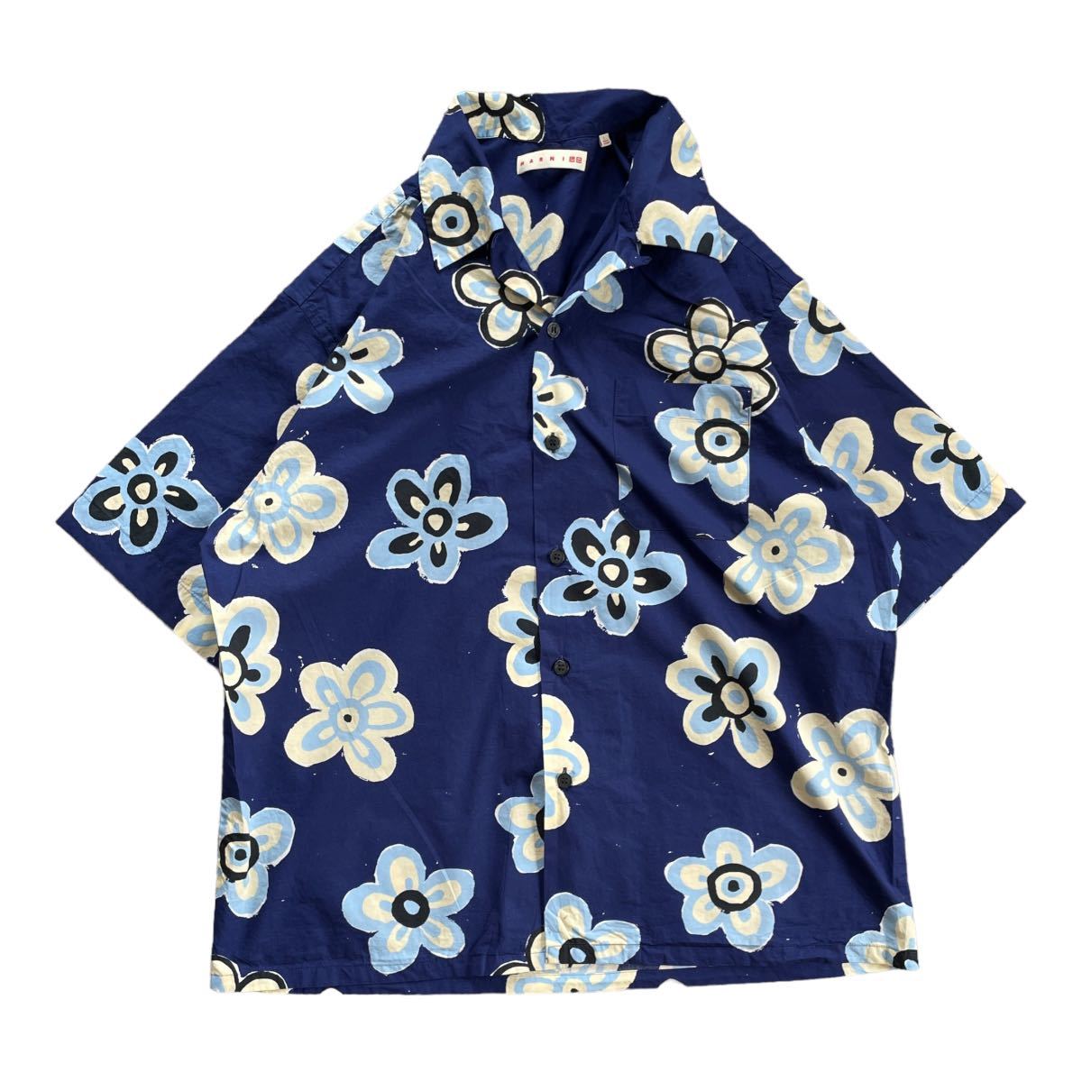 マルニMARNI アロハシャツバラ柄レディース