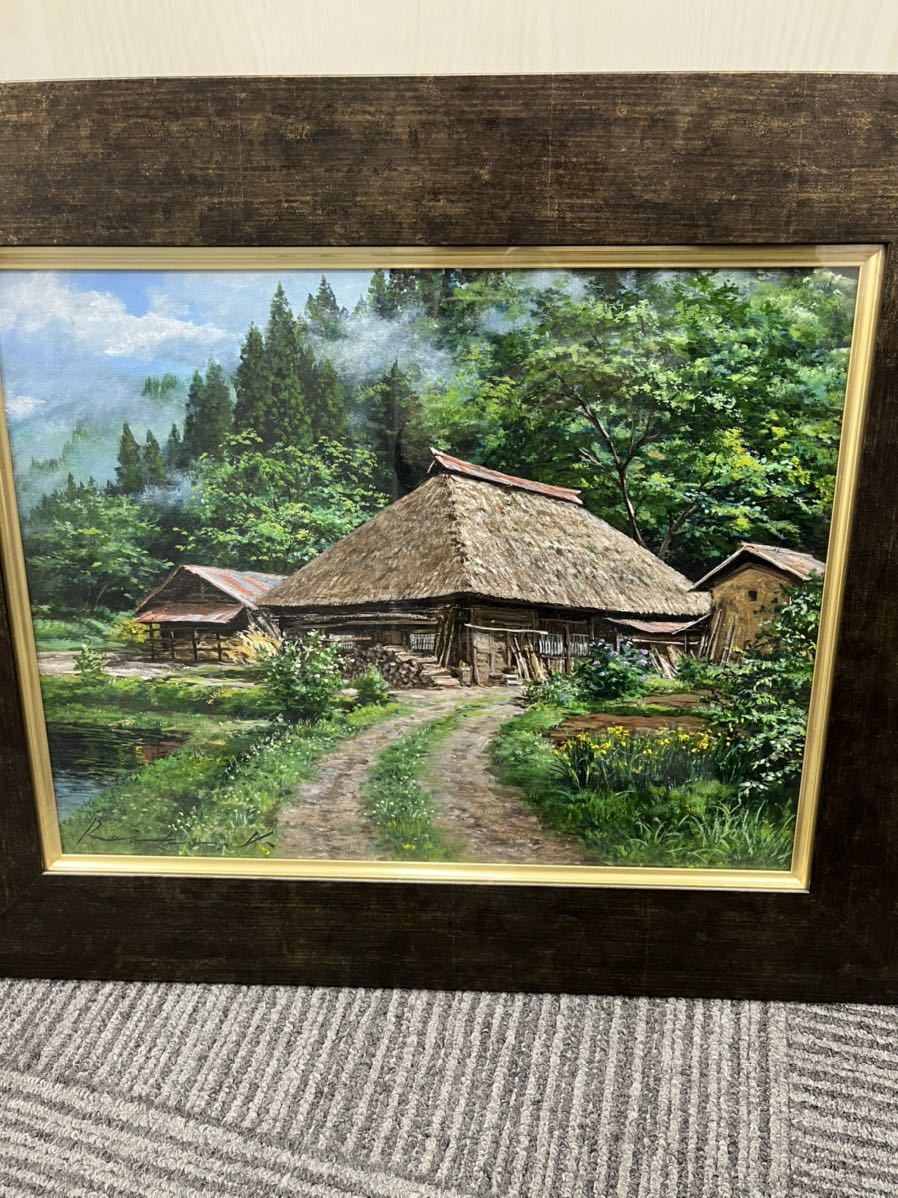 絵画 油絵 6号 風景画 絵画 油絵 風景画 6号