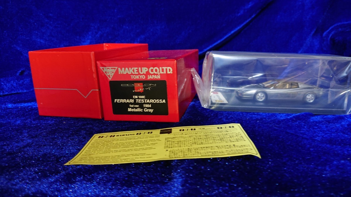 Miniature Eidolon Make Up 1/43 - Ferrari F40 LM Test Car, Noir Mat, Résine/métal - Occasion Comme Neuve