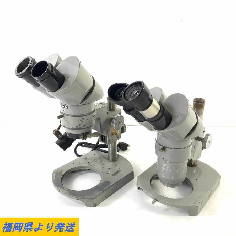 オリンパス 実体顕微鏡(VMT1x,2x)&照明装置 整備済、キレイに