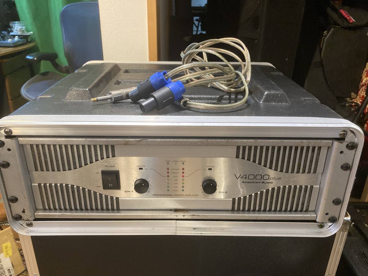 American Audio V4000 パワーアンプ AMERICAN AUDIO V-4000 パワーアンプ | courage office