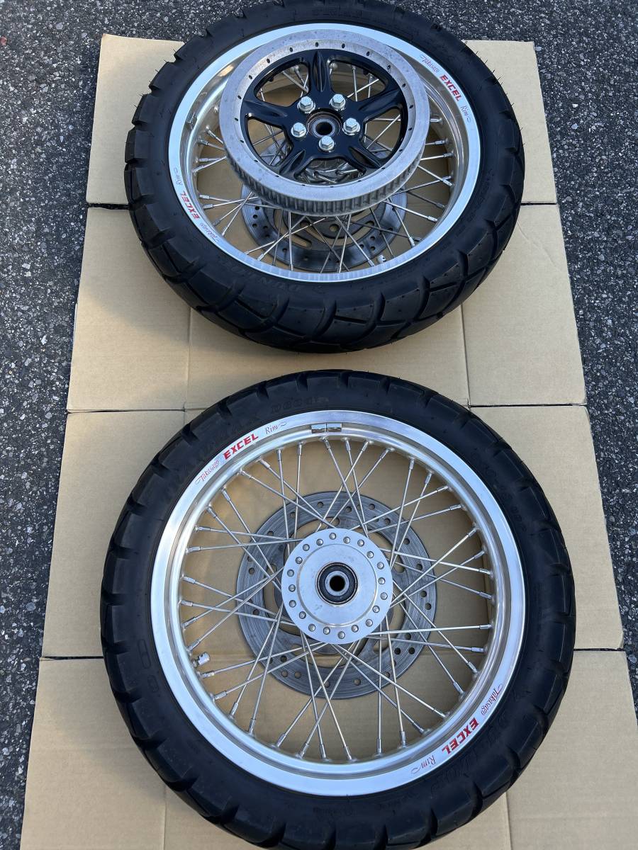 傷や汚れあり】エキセルリム 18インチホイール スポーツスター XL883