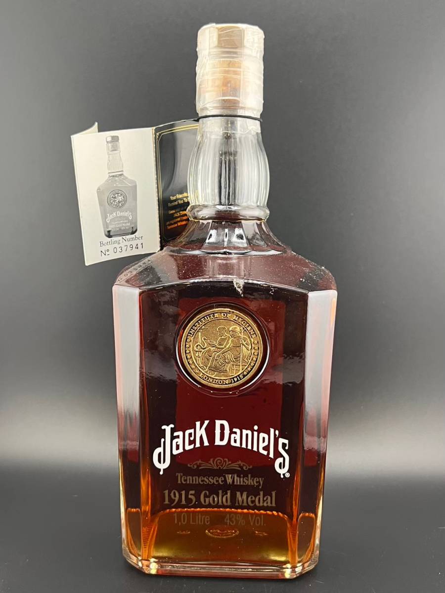 目立った傷や汚れなし】Jack Daniel's 1915 Gold Medal Vintage