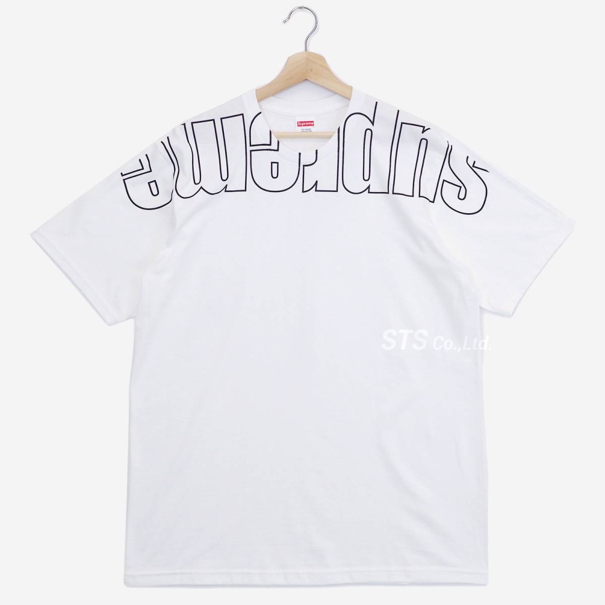 Upside Down White Outline Tee Women main image 1