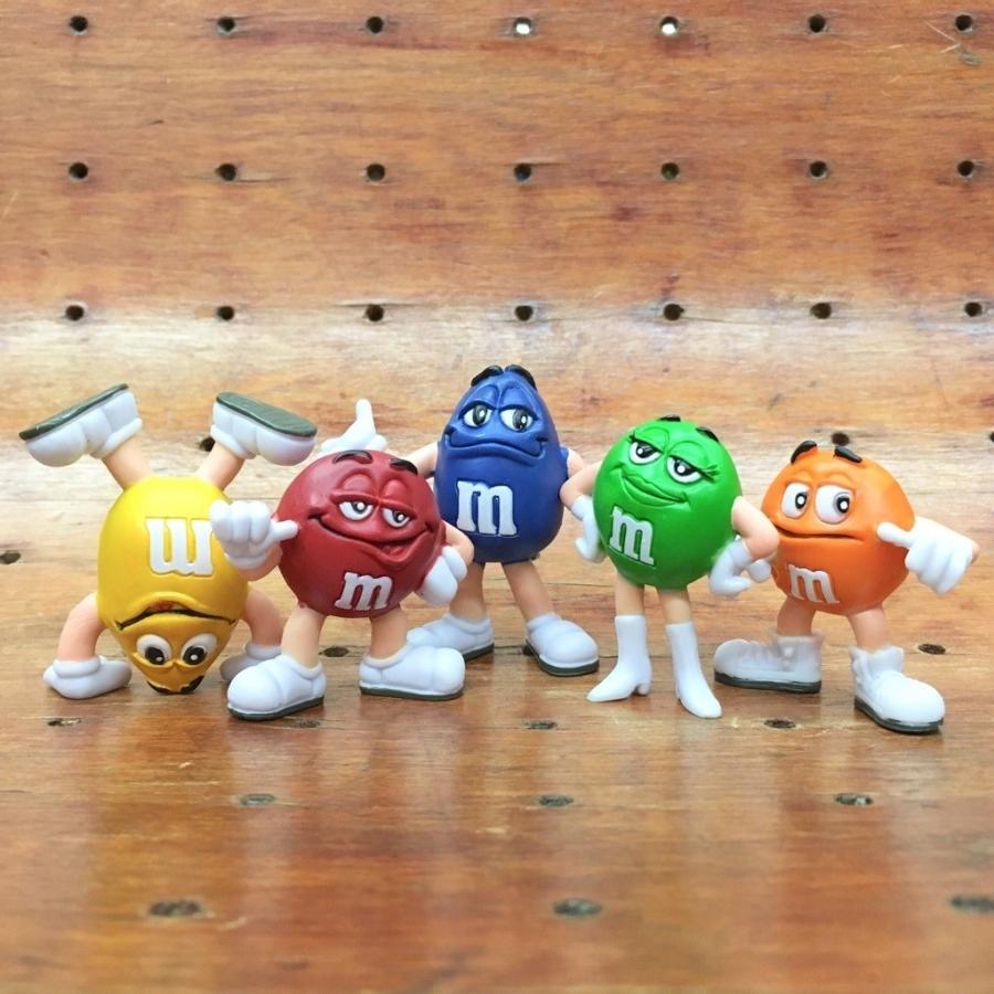 【未使用】m&m's エムアンドエムズ ミニ フィギュア 5体セット PVC アメリカン雑貨 インテリア小物 アメキャラ チョコレート かわいい MMの落札情報詳細 ヤフオク落札価格検索