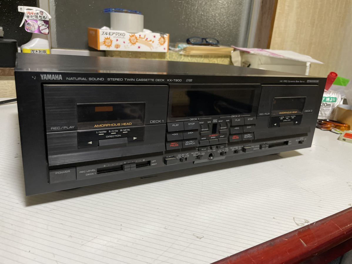 【目立った傷や汚れなし】展示品★YAMAHA★ヤマハ★ツインカセットデッキ★KXT900★NATURAL SOUND STEREO TWIN