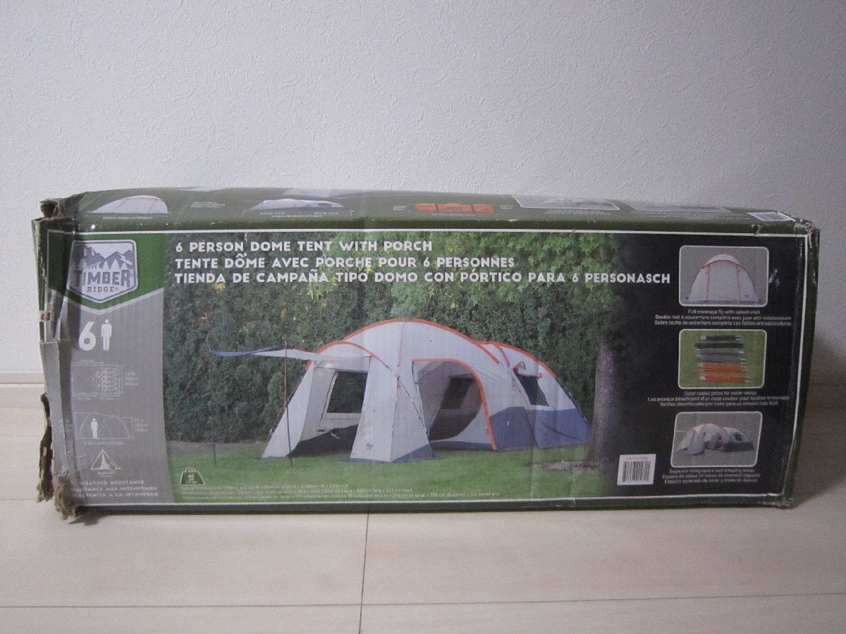 ティンバーリッジ 6人用ツールームテント 未使用に近い】展示品 未使用