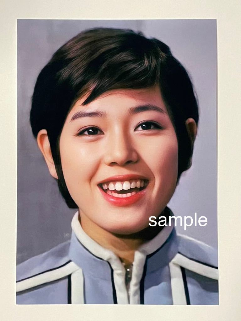 未使用に近い】ひし美ゆり子 L判 写真 アンヌ隊員 ウルトラセブン 77の