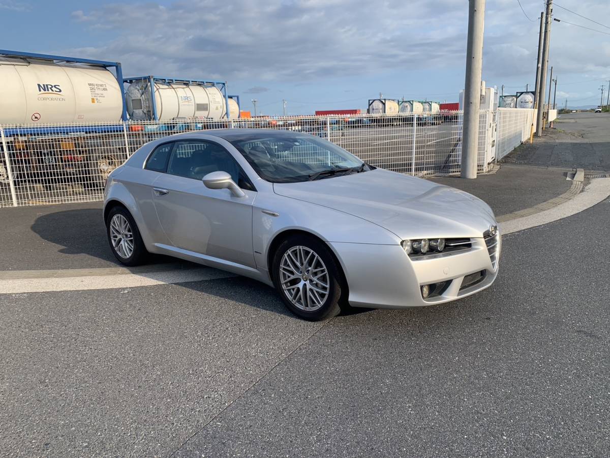 【走行距離 78,500 km】実走行 4WD シルバー ブレラ Q4 スカイウィンドーサンルーフ ナビ 地デジ クロレザーシート シート