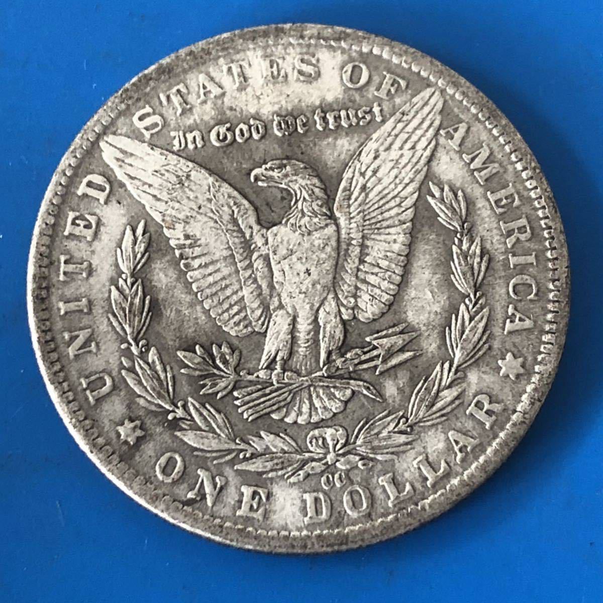 やや傷や汚れあり】1881年 アメリカ 古銭 1ドル銀貨 大型硬貨 記念硬貨