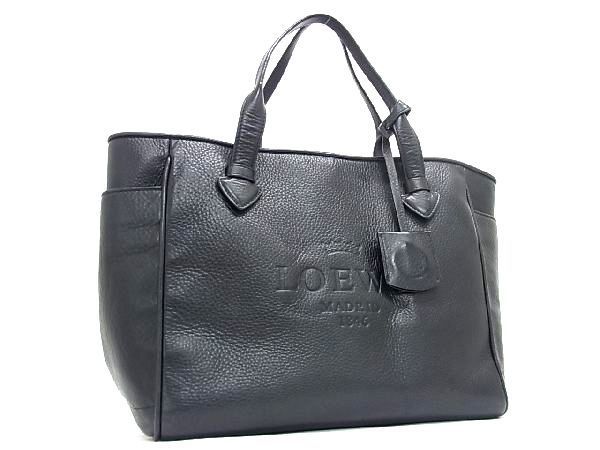 【やや傷や汚れあり】1円 美品 LOEWE ロエベ ヘリテージ レザー ハンドバッグ トート ショルダー 肩掛けかばん メンズ レディース ...