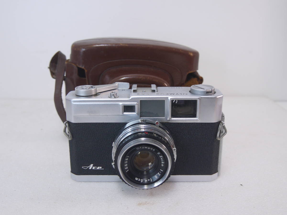 【傷や汚れあり】66 OLYMPUSACE E.Zuiko 12.8 f=4.5cm OLYMPUS オリンパス エース フィルムカメラ