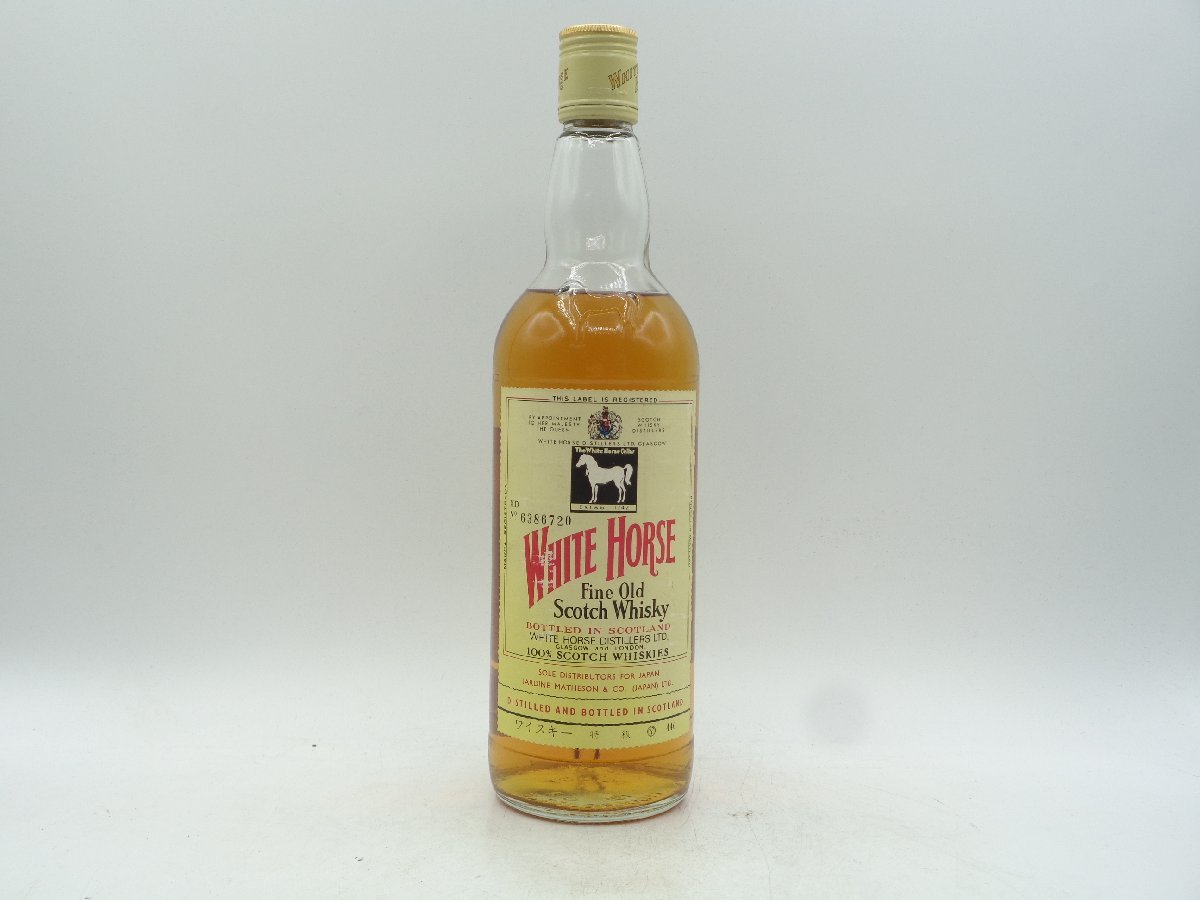 【やや傷や汚れあり】WHITE HORSE FINE OLD ホワイトホース ファイン オールド スコッチ ウイスキー 760ml 43 未