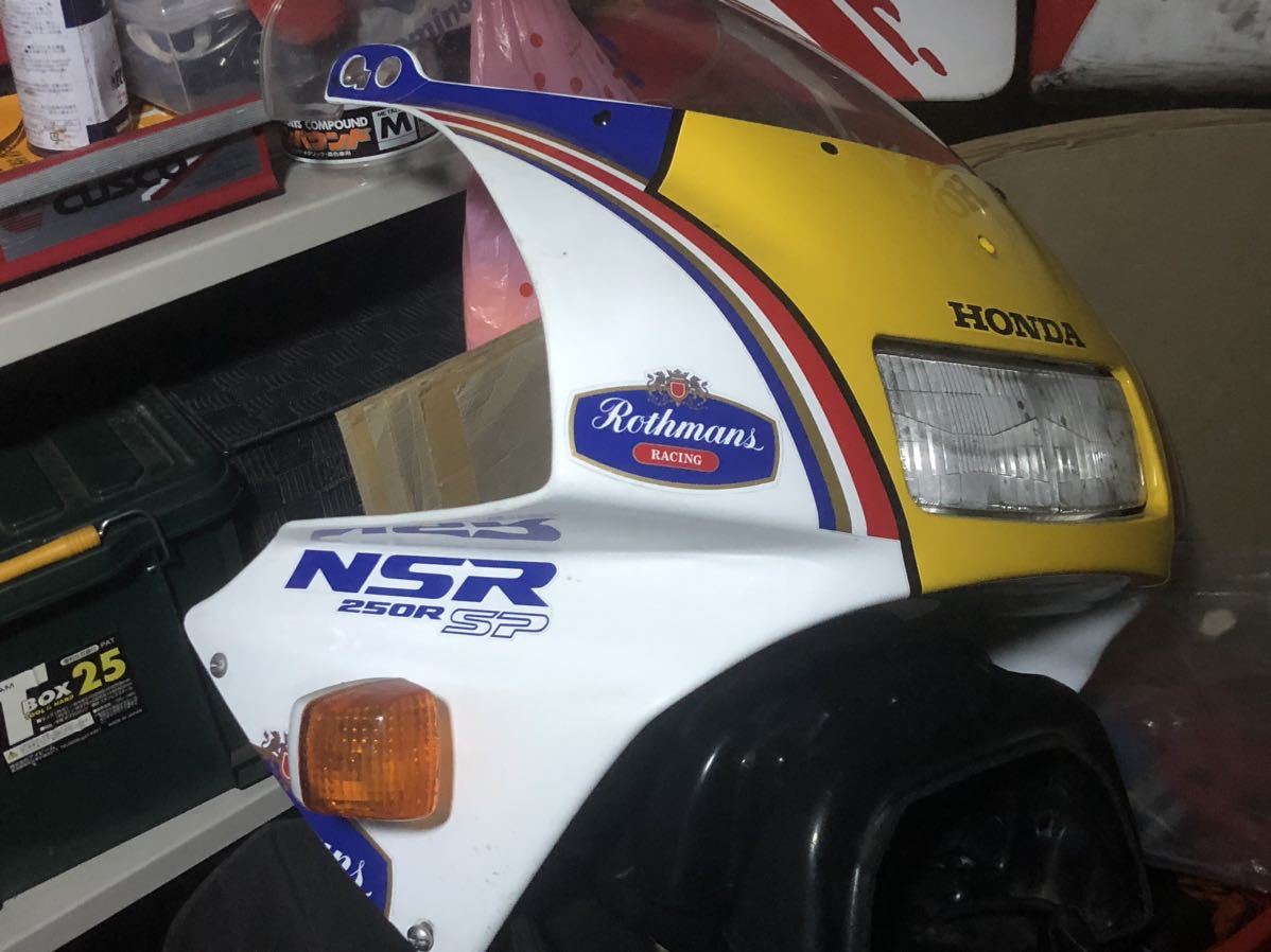 やや傷や汚れあり】ホンダ純正？ NSR250R MC21SP ロスマンズ アッパー