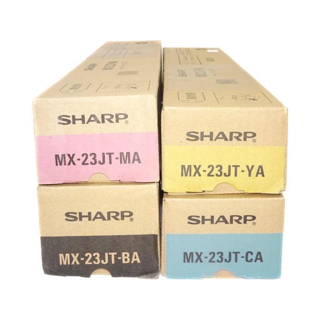 【未使用品】SHARP シャープ 純正トナー MX-23JT 3色セット SHARP シャープ 純正 トナー MX-23JT 3色4本セット 未使用】@@@4色
